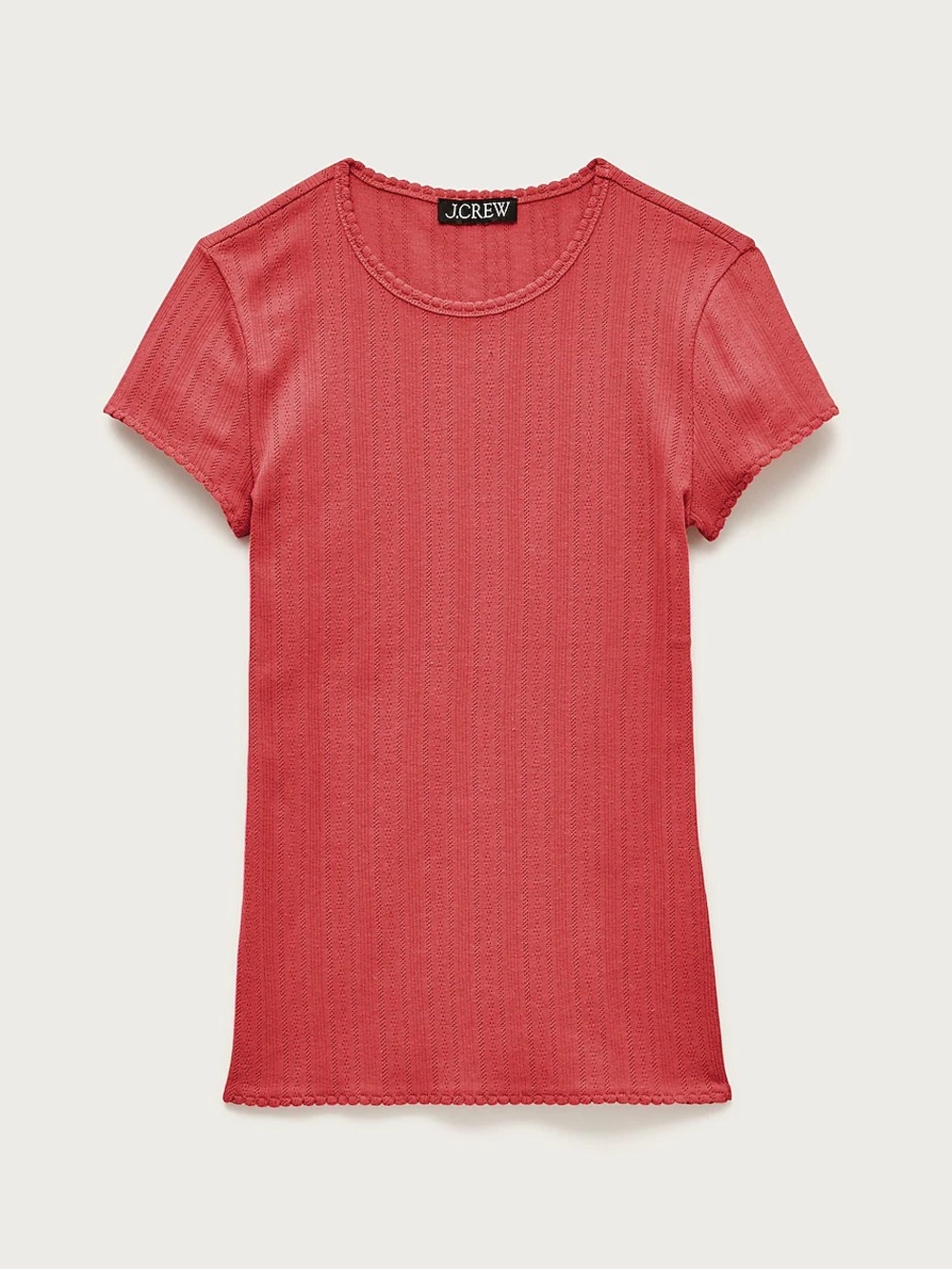 J. Crew Pointelle Tee NWT - Size S